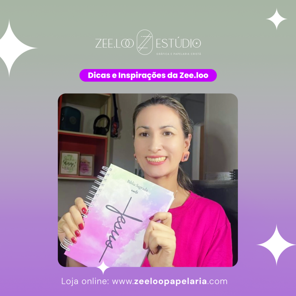 Encontre Inspiração Diária com as Bíblias Personalizadas da Zee.Loo Estúdio